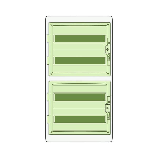 Пылевлагозащищенный щит SE Kaedra 4x18 модули — изображение 2